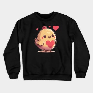 Valentine's Day Chicken Crewneck Sweatshirt